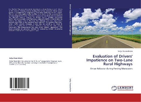 Evaluation of Drivers Impatience on Two-Lane Rural Highways: Driver Behavior during Passing Maneuvers