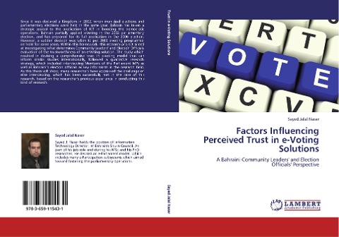 Factors Influencing Perceived Trust in e-Voting Solutions: A Bahraini Community Leaders and Election Officials Perspective