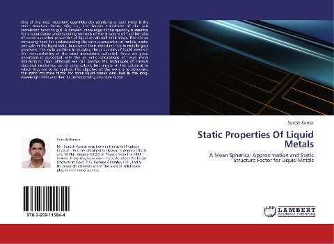 Static Properties Of Liquid Metals: A Mean Spherical Approximation and Static Structure Factor for Liquid Metals