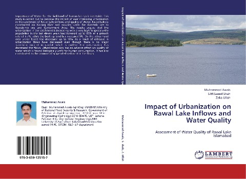 Impact of Urbanization on Rawal Lake Inflows and Water Quality: Assessment of Water Quality of Rawal Lake Islamabad