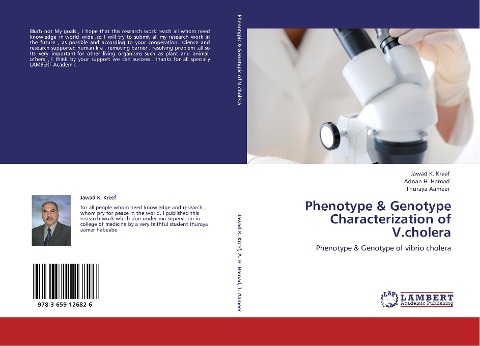 Phenotype & Genotype Characterization of V.cholera: Phenotype & Genotype of vibrio cholera