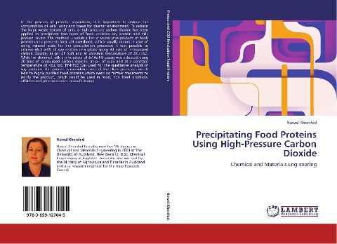 Precipitating Food Proteins Using High-Pressure Carbon Dioxide: Chemical and Materials Engineering
