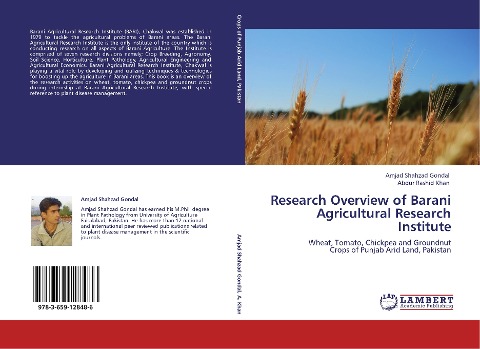 Research Overview of Barani Agricultural Research Institute: Wheat, Tomato, Chickpea and Groundnut Crops of Punjab Arid Land, Pakistan