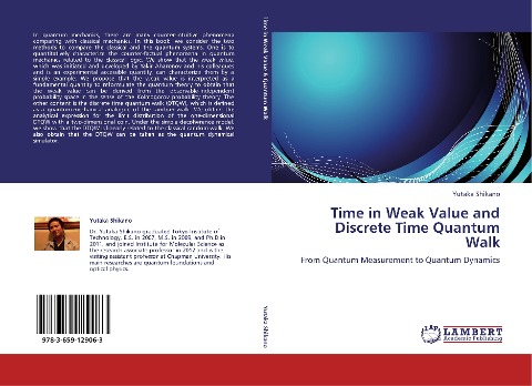 Time in Weak Value and Discrete Time Quantum Walk: From Quantum Measurement to Quantum Dynamics