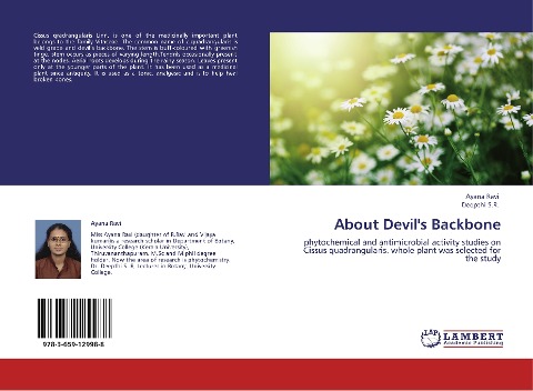 About Devils Backbone: phytochemical and antimicrobial activity studies on Cissus quadrangularis. whole plant was selected for the study