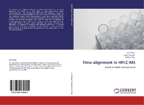 Time-alignment in HPLC-MS: based on blank measurement