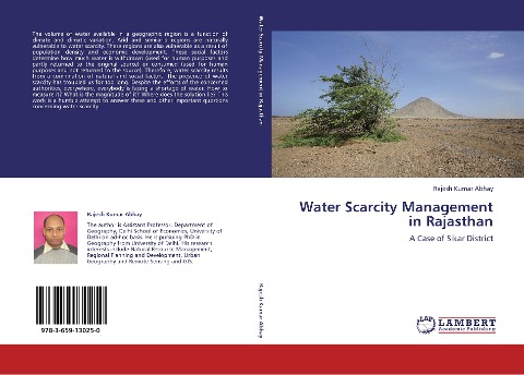 Water Scarcity Management in Rajasthan: A Case of Sikar District