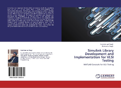 Simulink Library Development and Implementation for VLSI Testing: MATLAB Concepts for VLSI Testing