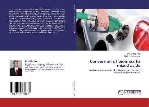 Conversion of biomass to mixed acids: Oxidative lime and shock tube pretreatment and mixed-acid fermentation