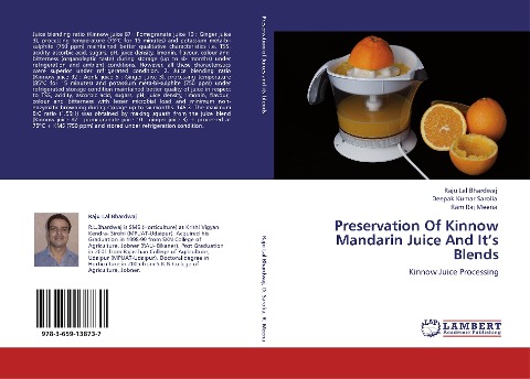 Preservation Of Kinnow Mandarin Juice And Its Blends: Kinnow Juice Processing