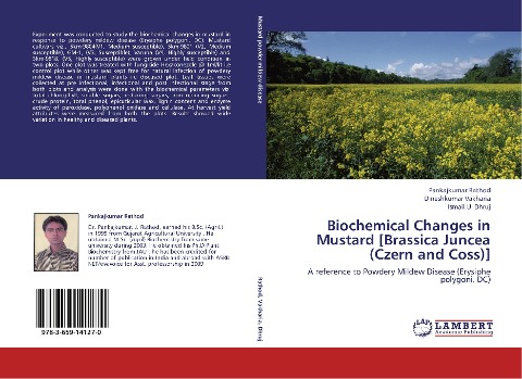 Biochemical Changes in Mustard [Brassica Juncea (Czern and Coss)]: A reference to Powdery Mildew Disease (Erysiphe polygoni. DC)