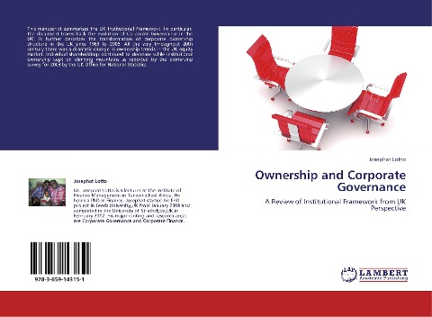 Ownership and Corporate Governance: A Review of Institutional Framework from UK Perspective