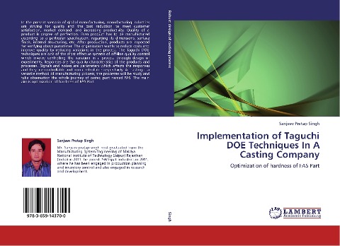 Implementation of Taguchi DOE Techniques In A Casting Company: Optimization of hardness of FAS Part