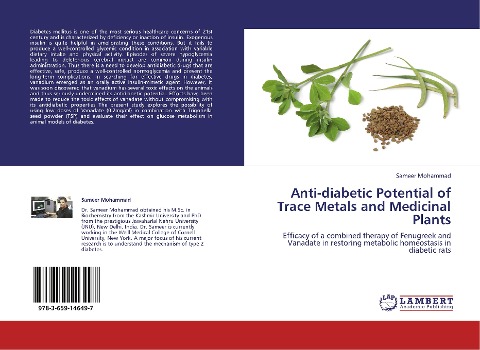 Anti-diabetic Potential of Trace Metals and Medicinal Plants: Efficacy of a combined therapy of Fenugreek and Vanadate in restoring metabolic homeostasis in diabetic rats