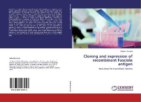 Cloning and expression of recombinant Fasciola antigen¿: New Hope for Fascioliasis Vaccine