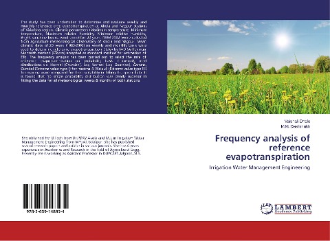 Frequency analysis of reference evapotranspiration: Irrigation Water Management Engineering