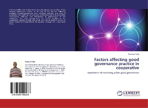 Factors affecting good governance practice in cooperative: Importance of exercising pillars good governance