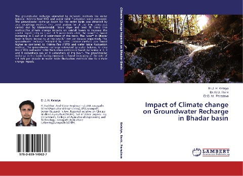 Impact of Climate change on Groundwater Recharge in Bhadar basin