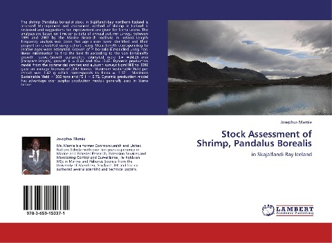Stock Assessment of Shrimp, Pandalus Borealis: in Skajalfandi Bay Iceland