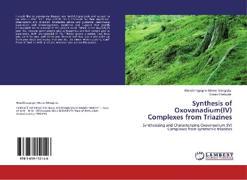 Synthesis of Oxovanadium(IV) Complexes from Triazines: Synthesizing and Characterizing Oxovanadium (IV) Complexes from symmetric triazines