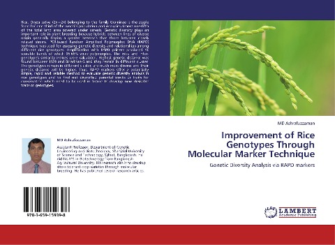 Improvement of Rice Genotypes Through Molecular Marker Technique: Genetic Diversity Analysis via RAPD markers