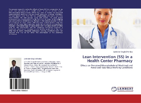 Lean Intervention (5S) in a Health Center Pharmacy: Effects on Perceived Musculoskeletal Workload and Perceived Hazardous Working Conditions