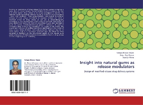 Insight into natural gums as release modulators: Design of modified release drug delivery systems
