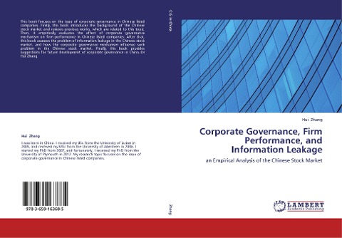 Corporate Governance, Firm Performance, and Information Leakage: an Empirical Analysis of the Chinese Stock Market