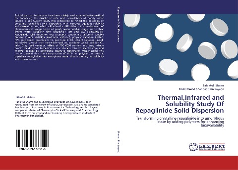 Thermal,Infrared and Solubility Study Of Repaglinide Solid Dispersion: Transforming crystalline repaglinide into amorphous state by adding polymers for enhancing bioavailability