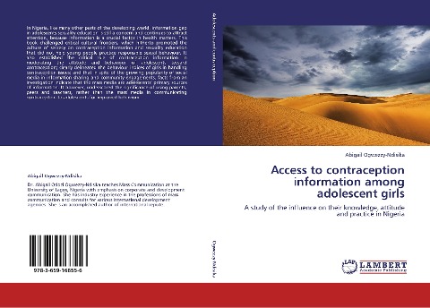 Access to contraception information among  adolescent girls: A study of the influence on their knowledge, attitude and practice in Nigeria
