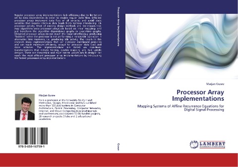 Processor Array Implementations: Mapping Systems of Affine Recurrence Equations for Digital Signal Processing