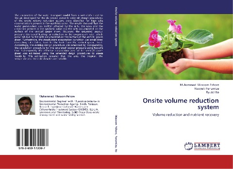 Onsite volume reduction system: Volume reduction and nutrient recovery