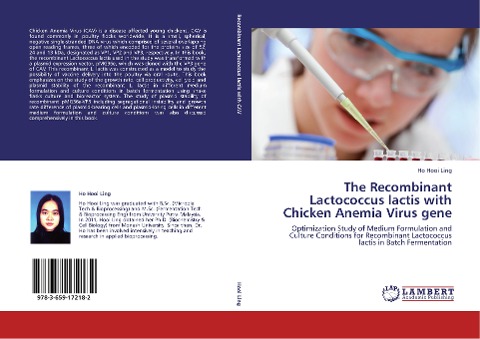 The Recombinant Lactococcus lactis with Chicken Anemia Virus gene: Optimization Study of Medium Formulation and Culture Conditions for Recombinant Lactococcus lactis in Batch Fermentation