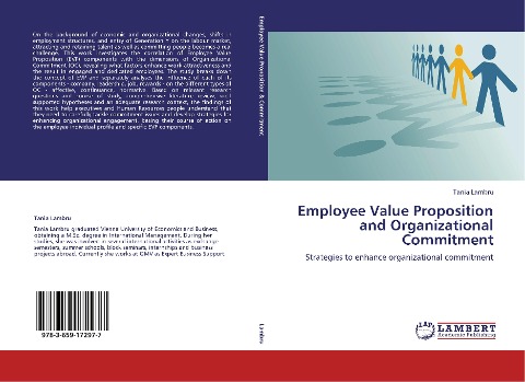 Employee Value Proposition and Organizational Commitment: Strategies to enhance organizational commitment