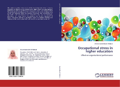 Occupational stress in higher education: Effect on organisational performance