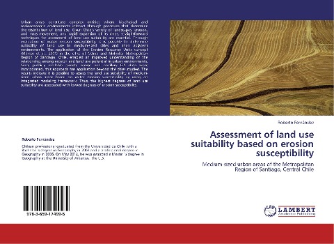 Assessment of land use suitability based on erosion susceptibility: Medium-sized urban areas of the Metropolitan Region of Santiago, Central Chile