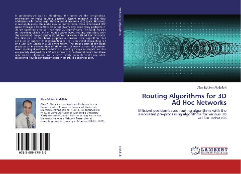 Routing Algorithms for 3D Ad Hoc Networks: Efficient position-based routing algorithms with the associated pre-processing algorithms for various 3D ad hoc networks