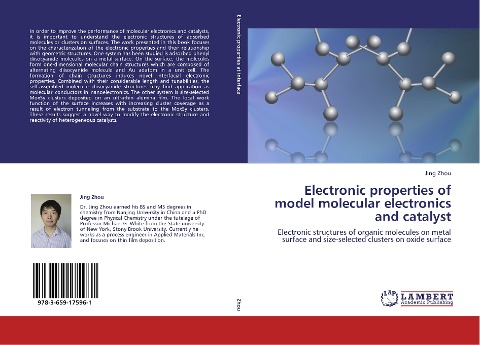 Electronic properties of model molecular electronics and catalyst: Electronic structures of organic molecules on metal surface and size-selected clusters on oxide surface