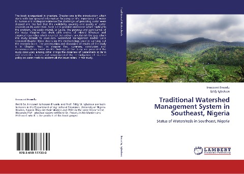 Traditional Watershed Management System in Southeast, Nigeria: Status of Watersheds in Southeast, Nigeria