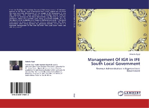 Management Of IGR in IFE South Local Government: Revenue Administration In Nigerian Local Government