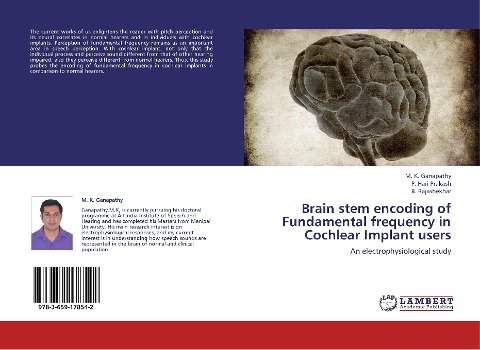 Brain stem encoding of Fundamental frequency in Cochlear Implant users: An electrophysiological study