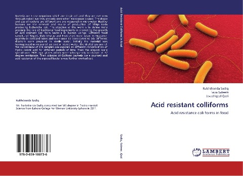 Acid resistant colliforms: Acid resistance coli forms in food