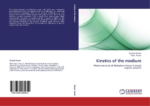 Kinetics of the medium: Photo-reduction of Methylene Green in mixed organic solvents