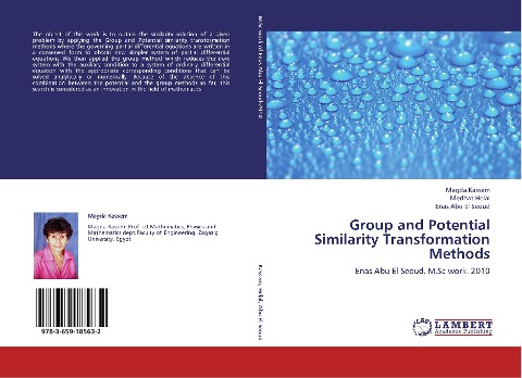 Group and Potential Similarity Transformation Methods: Enas Abu El Seoud. M.Sc work. 2010