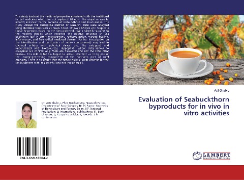 Evaluation of Seabuckthorn byproducts for in vivo in vitro activities