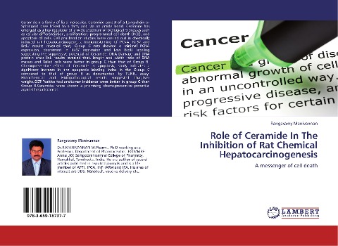 Role of Ceramide In The Inhibition of Rat Chemical Hepatocarcinogenesis: A messenger of cell death