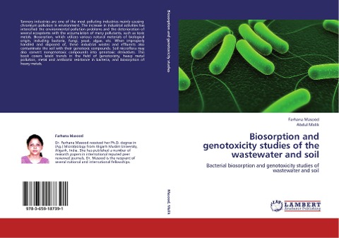 Biosorption and genotoxicity studies of the wastewater and soil: Bacterial biosorption and genotoxicity studies of wastewater and soil
