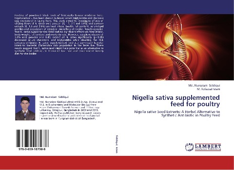 Nigella sativa supplemented feed for poultry: Nigella sativa Seed Extracts: A Herbal Alternative to Synthetic Antibiotic in Poultry Feed