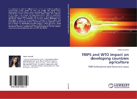 TRIPS and WTO impact on developing countries agriculture: TRIPS Enforcement and Agriculture Issues
