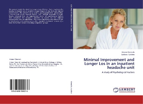 Minimal Improvement and Longer Los in an inpatient headache unit: A study of Psychological Factors